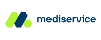 Logo da Mediservice, operadora de planos de saúde conveniada no Check Up Hospital.
