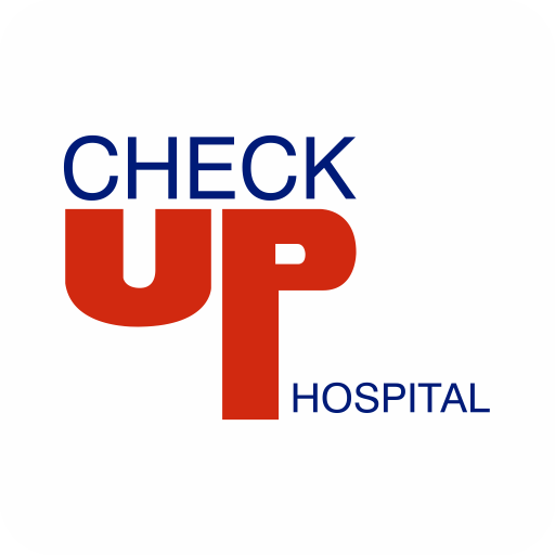 Logo do site. Check Up Hospital.