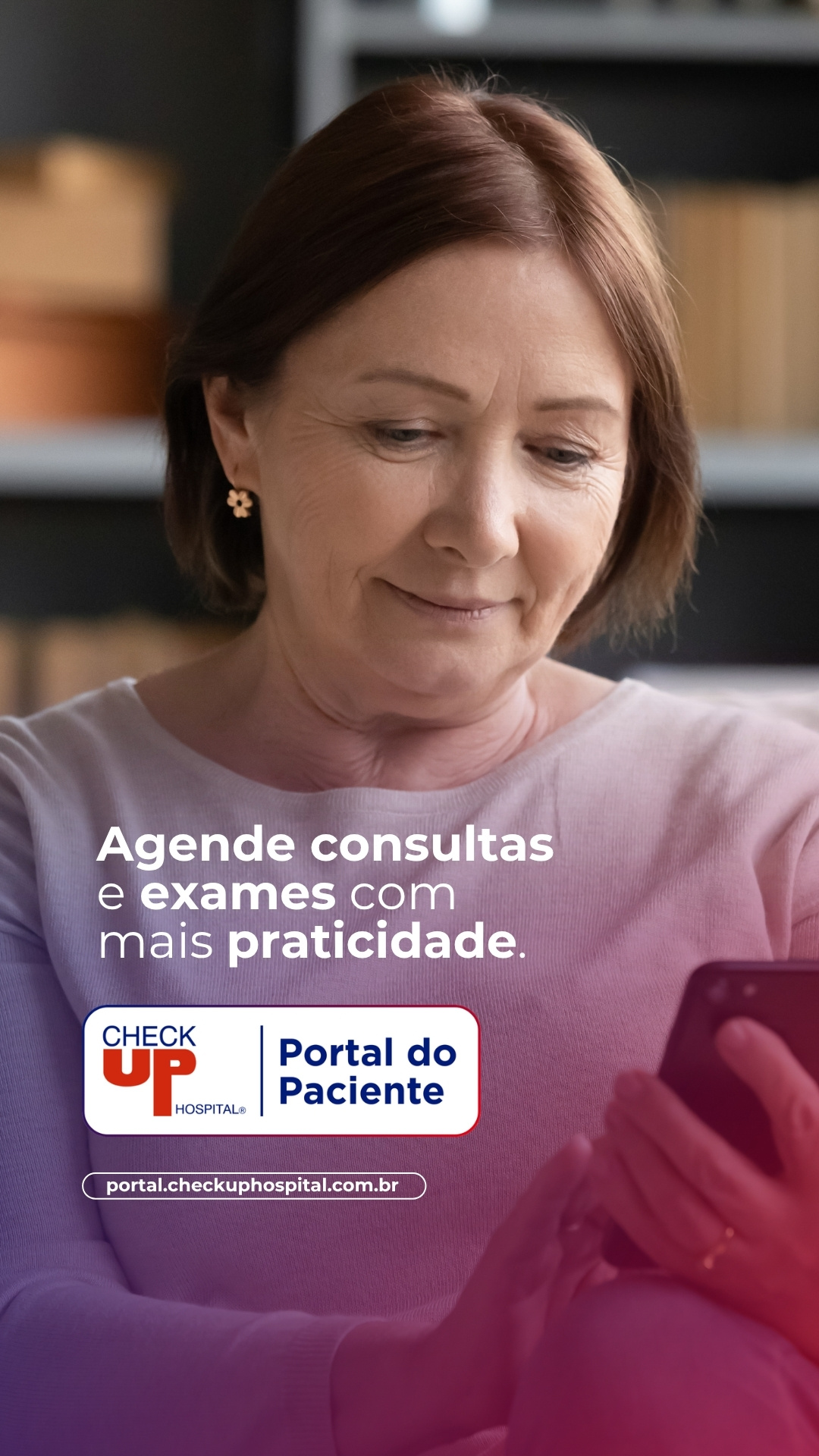 Agendamento online no Portal do Paciente. Check Up Hospital.